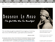 Tablet Screenshot of barbaralamarr.net